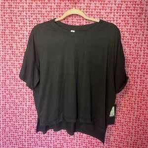Black Women's 90 Degree Top